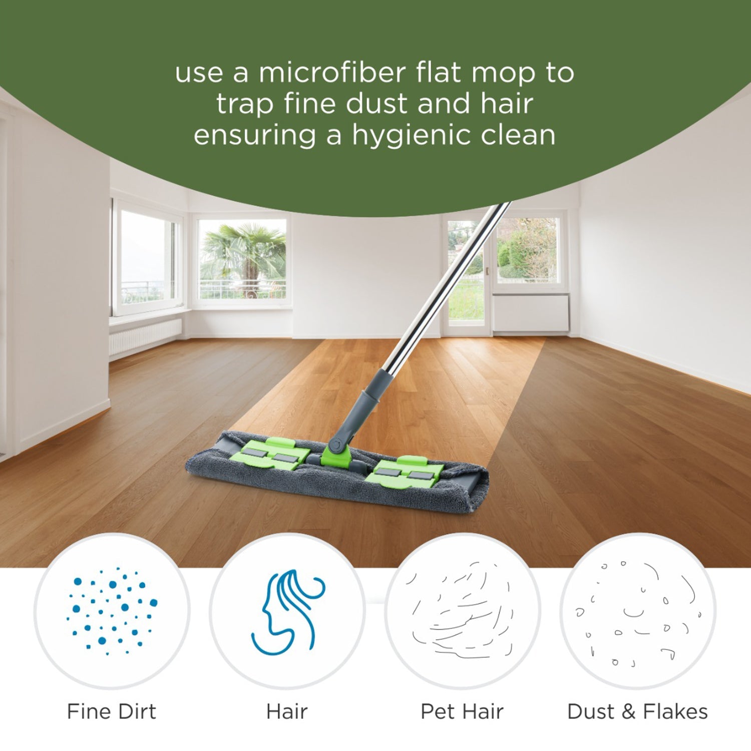 8710 Multipurpose Wet and Dry Cleaning Microfiber Flat MOP Floor Cleaning Mop with , 360 Degree Rotating Head and Telescopic Handle Steel Rod Long Handle Dry Mops, Standard (1 Piece, Multi-Colour) DeoDap 8710 Multipurpose Wet and Dry Cleaning Microfiber Flat MOP Floor Cleaning Mop with , 360 Degree Rotating Head and Telescopic Handle Steel Rod Long Handle Dry Mops, Standard (1 Piece, Multi-Colour) DeoDap